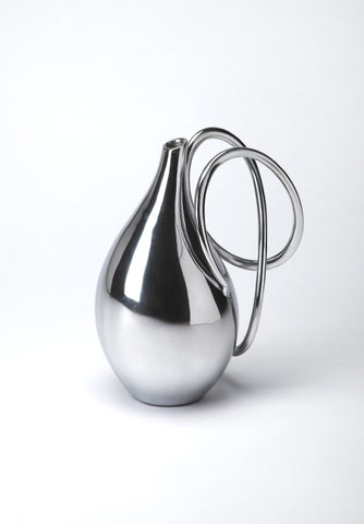 Butler  Polished Aluminum Vase