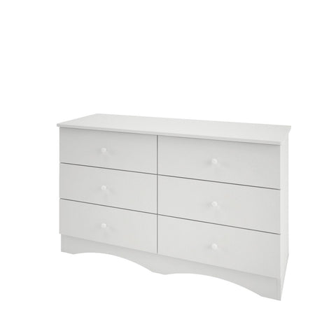 Vichy 6-Drawer Double Dresser 3606 from Nexera, White