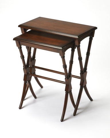 Butler Arabella Antique Cherry Nesting Tables
