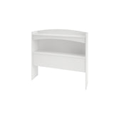Vichy Twin Size Bookcase Headboard from Nexera, White