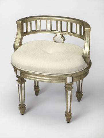 Butler Rebecca Mirrored Vanity Stool
