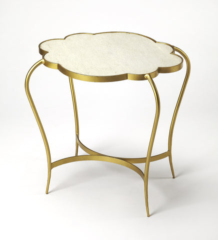 Butler Adria White Marble End Table