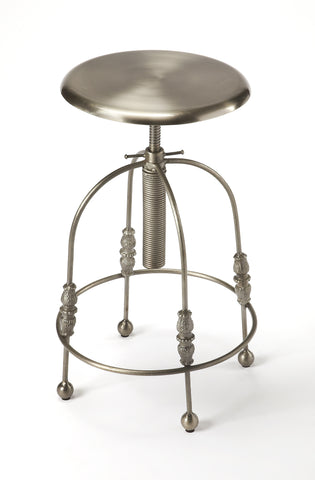 Butler Reavis Silver Bar Stool