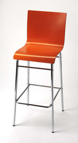 Butler Watney Red Bar Stool