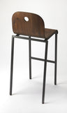 Butler Lucroy Walnut Bar Stool