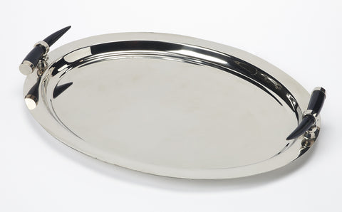 Butler Placido Stainless Steel Oval Serving Tray