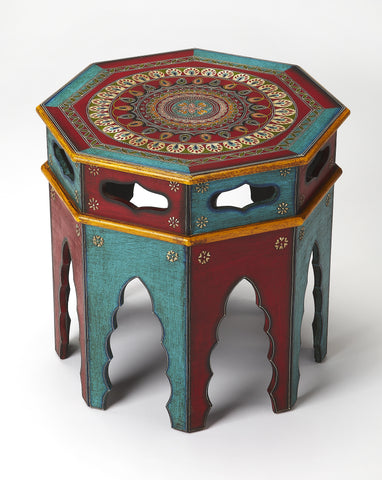 Butler Malay Hand Painted End Table