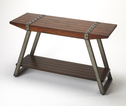 Butler Lamont Iron & Wood Console Table