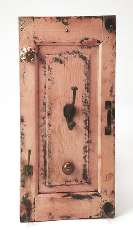 Butler Neely Rustic Pink Wall Mount Hook Rack