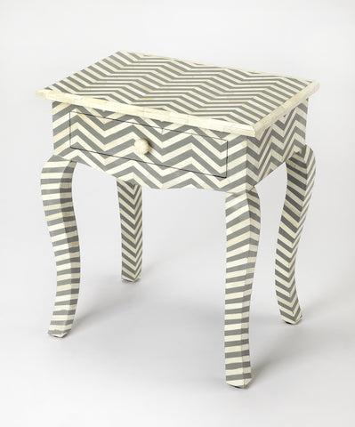 Butler Signoret Gray Bone Inlay End Table