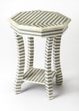 Butler Gabin Gray Bone Inlay Accent Table