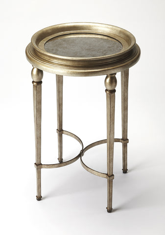 Butler Vittoria Antique Mirror End Table
