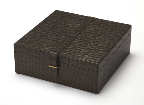 Butler Ambra Leather Storage Box