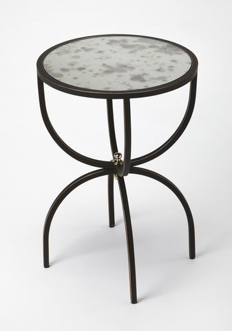 Butler Elon Metal & Mirror Side Table