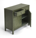 Butler Imperial Green Console Cabinet