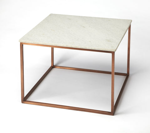 Butler Holland Marble & Metal Cocktail Table