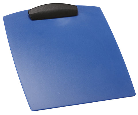 Storex Hard Poly Clipboard, Letter, Blue (Case of 12)