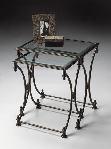 Butler Beverly Metal Nesting Tables
