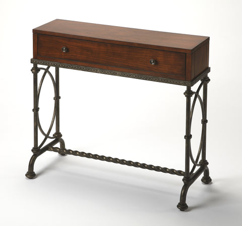 Butler Josef Metal & Wood Console Table