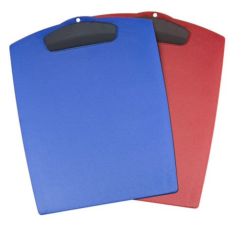 Storex Hard Poly Clipboard, Letter, Classroom colors (Case of 12)                                                       