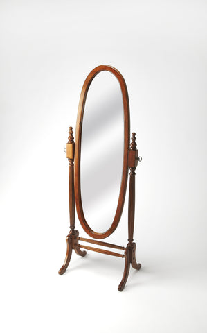 Butler Caroline Olive Ash Burl Cheval Mirror