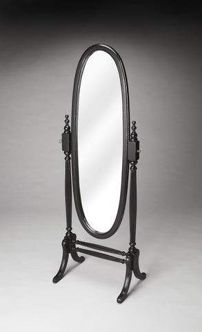 Butler Caroline Black Licorice Cheval Mirror