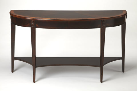 Butler Astor Cherry Nouveau Demilune Console Table