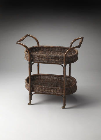 Butler Fiji Rattan Serving Cart
