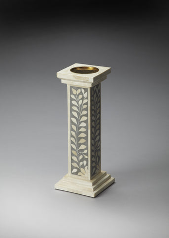 Butler  Bone Inlay Candle Holder