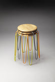 Butler Easton Wood & Iron Stackable Stools