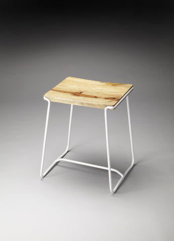 Butler Parrish Wood & Metal Stool 