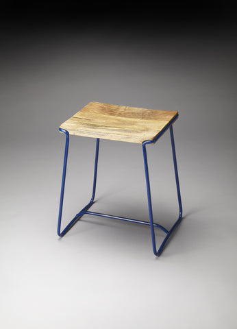 Butler Parrish Wood & Metal Stool 