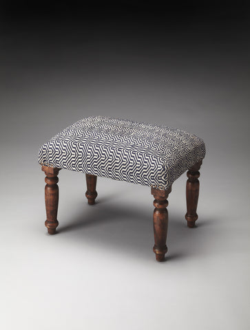 Butler Manto Cotton Upholstered Stool