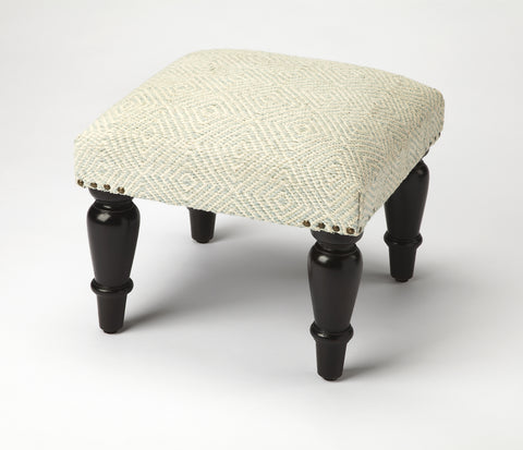 Butler Samina Ivory Upholstered Stool