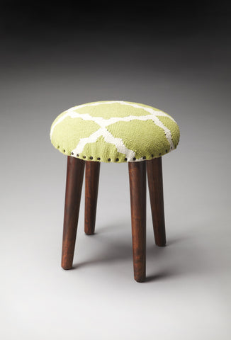 Butler Rochon Cotton Upholstered Stool