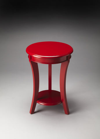 Butler Holden Red Contemporary Accent Table