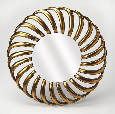 Butler Dionne Antique Gold Wall Mirror