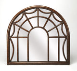 Butler Georgia Arched Window Pane Wall Mirror