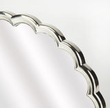 Butler Moira Silver Scalloped Wall Mirror
