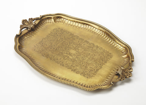 Butler Clara Brass Serving Tray