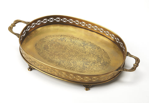 Butler Agnes Brass Serving Tray