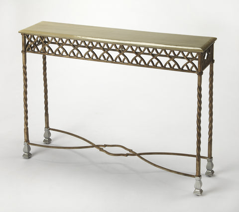 Butler Priscilla Platinum Console Table