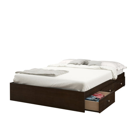 Pocono Full Size Storage Bed 4654 from Nexera, Espresso