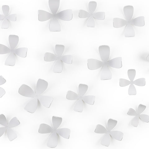 Wallflower Wall Decor (25) White