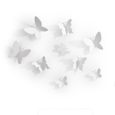 Mariposa Wall Decor (9) White