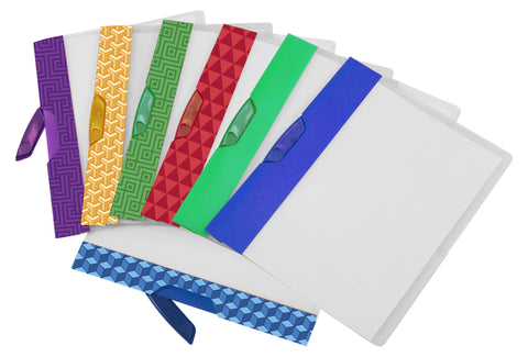 Swing Clip Clear Report Cover, Fashion Prints (Case of 25)