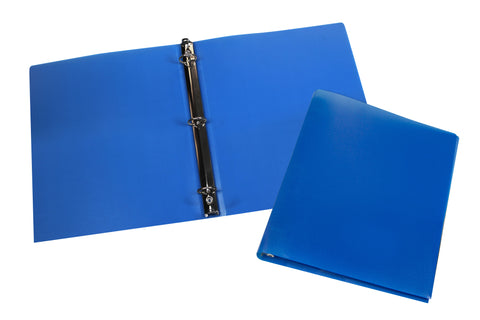 Poly Binder, 1-Inch, Blue (Case of 12)
