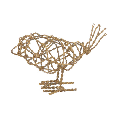 Brass Scribble Bird - Sm