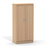 Essentials 2-Door Storage Unit 563 from Nexera, Natural Maple