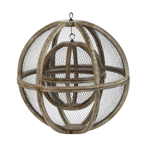 Wire Atlas Spheres-Set Of 2